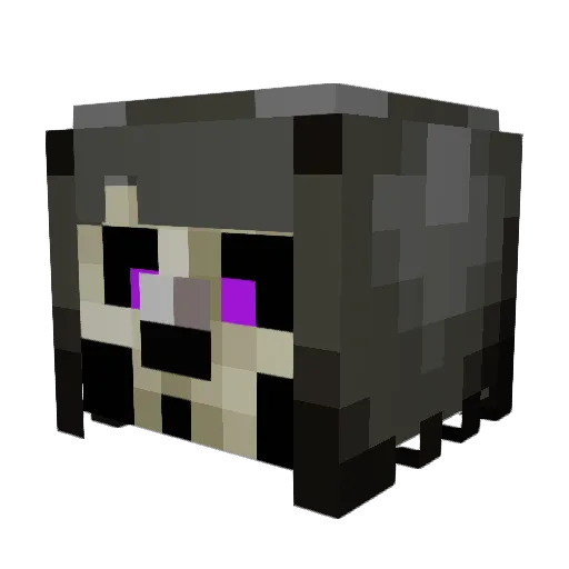 Ghost5453 Minecraft avatar head, 3D render