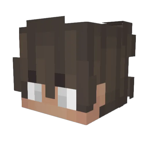 Ghost90051 Minecraft avatar head, 3D render