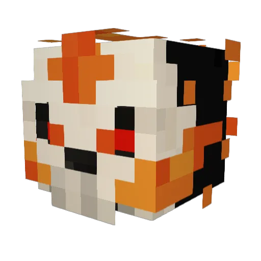 Ghost911 Minecraft avatar head, 3D render