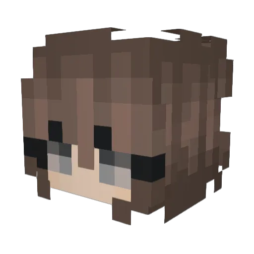GhostBakery Minecraft avatar head, 3D render