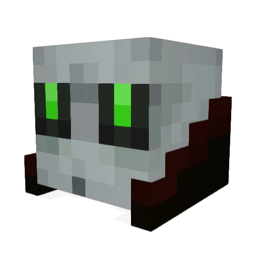 GhostClubGuy Minecraft avatar head, 3D render