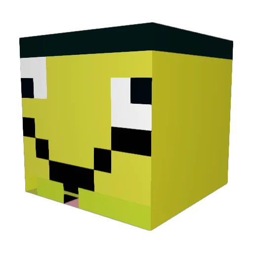 GhostCologne12 Minecraft avatar head, 3D render