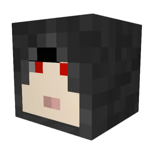 GhostCthulhu Minecraft avatar head, 3D render