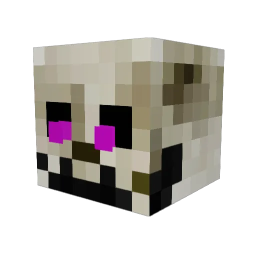 GhostDoodz Minecraft avatar head, 3D render