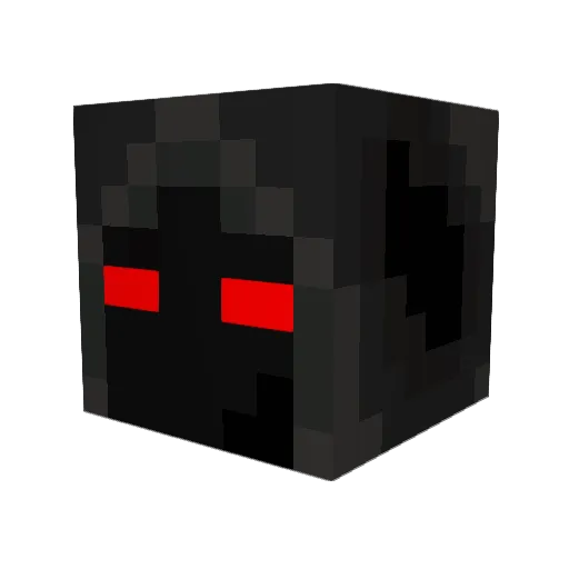 GhostExoT Minecraft avatar head, 3D render
