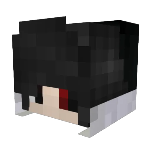 GhostFinger55 Minecraft avatar head, 3D render