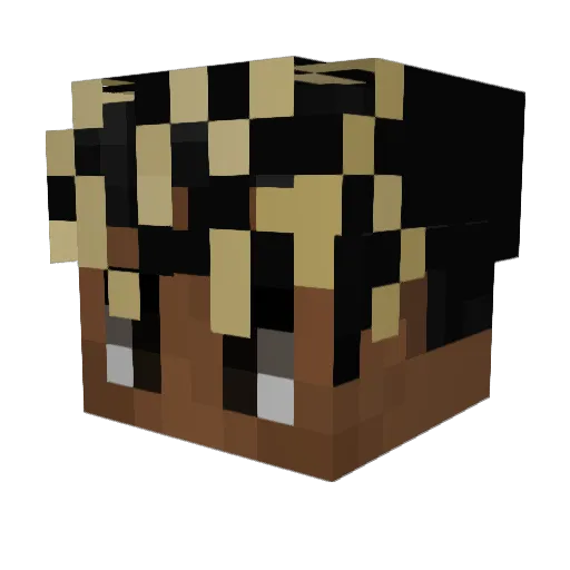 GhostGamer_CT Minecraft avatar head, 3D render