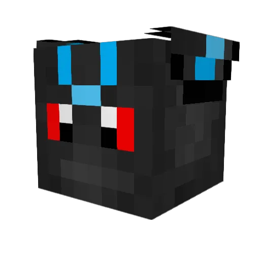 GhostHunter79 Minecraft avatar head, 3D render