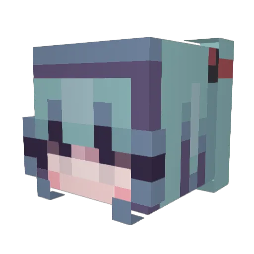 GhostInTheT Minecraft avatar head, 3D render