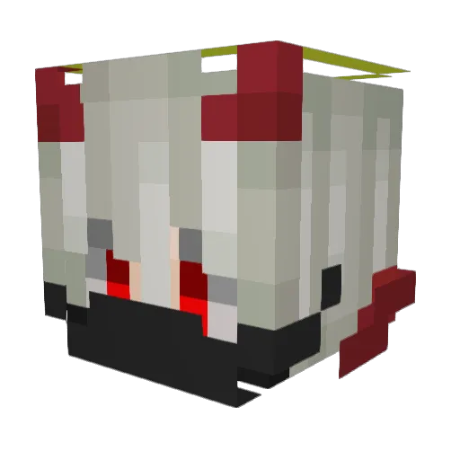 GhostKiller61 Minecraft avatar head, 3D render