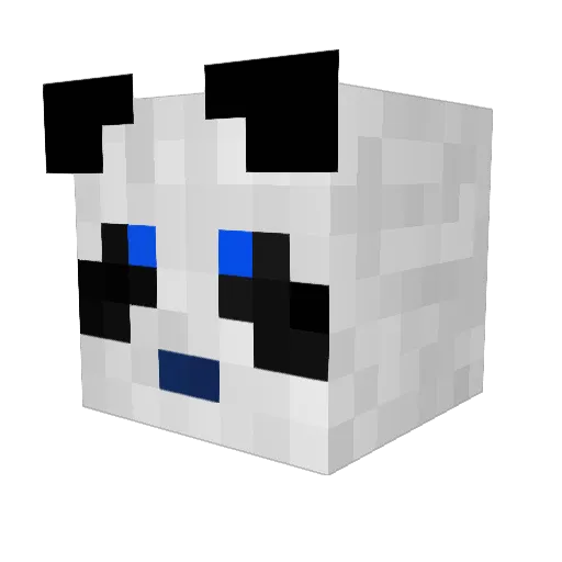 GhostKingGG Minecraft avatar head, 3D render