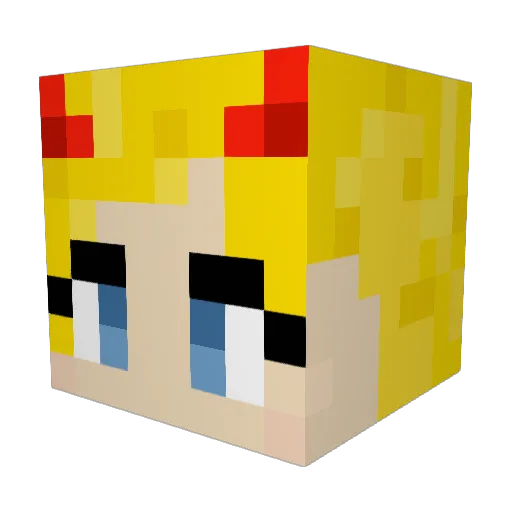 GhostLadyIcon Minecraft avatar head, 3D render