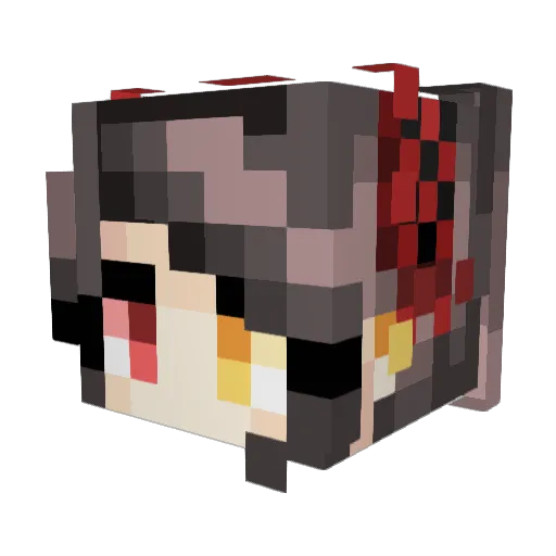 GhostLegendya Minecraft avatar head, 3D render