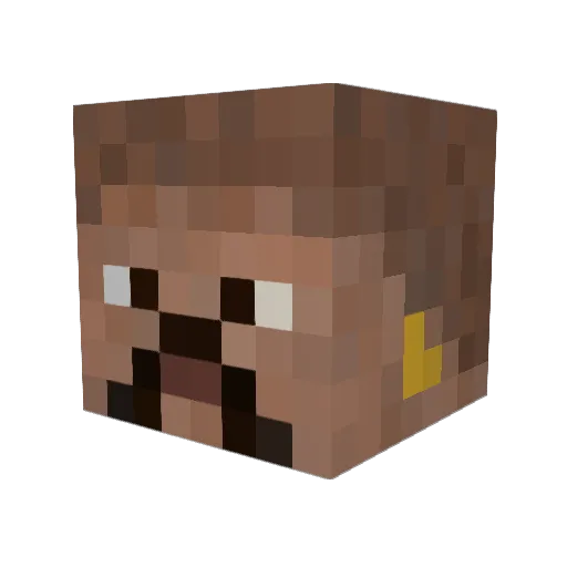 GhostNightmare_ Minecraft avatar head, 3D render