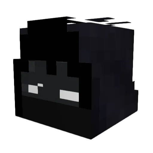 GhostOne36 Minecraft avatar head, 3D render