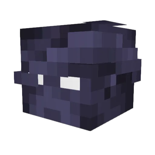 GhostPire0 Minecraft avatar head, 3D render