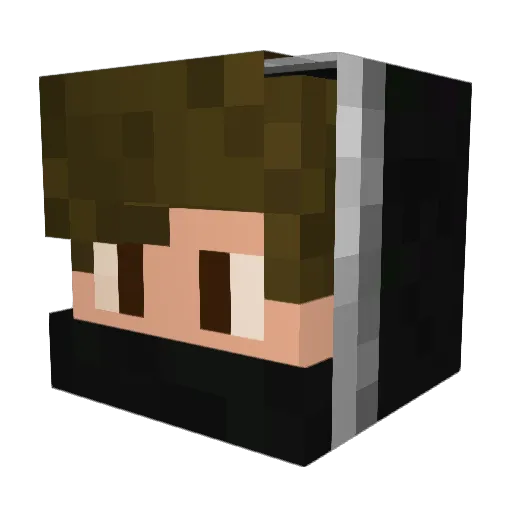 GhostPlayersITA Minecraft avatar head, 3D render