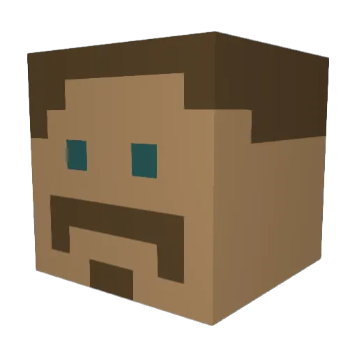 GhostRanger4 Minecraft avatar head, 3D render