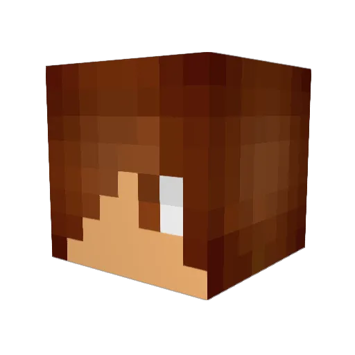 GhostRawks Minecraft avatar head, 3D render