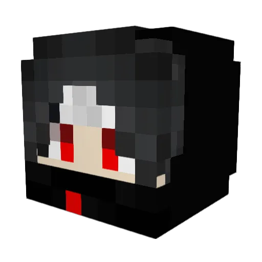 GhostReaper010 Minecraft avatar head, 3D render