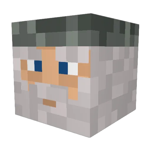 GhostReaper62442 Minecraft avatar head, 3D render