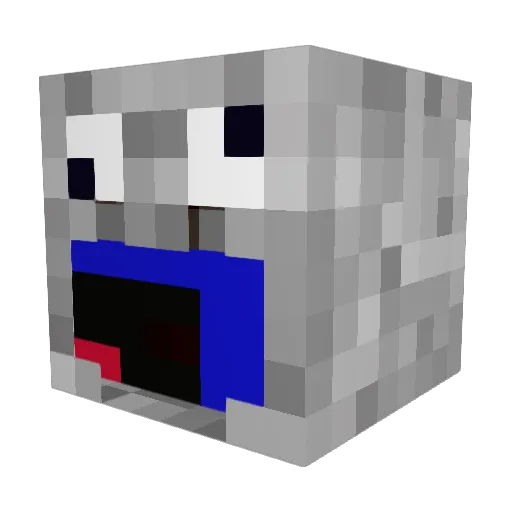 GhostRider7737 Minecraft avatar head, 3D render