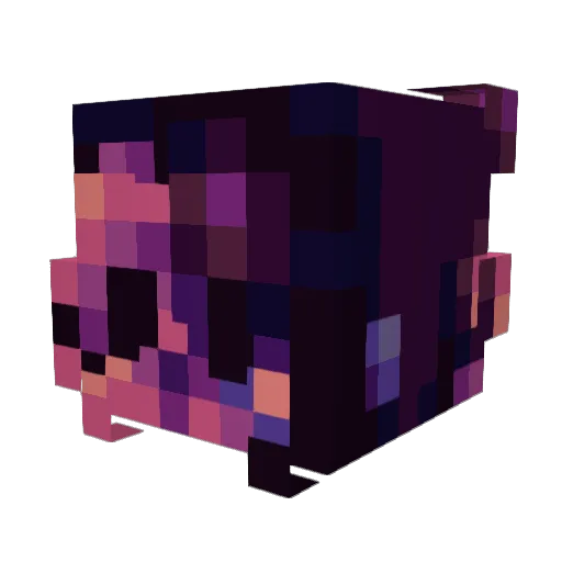 GhostRoad1203 Minecraft avatar head, 3D render