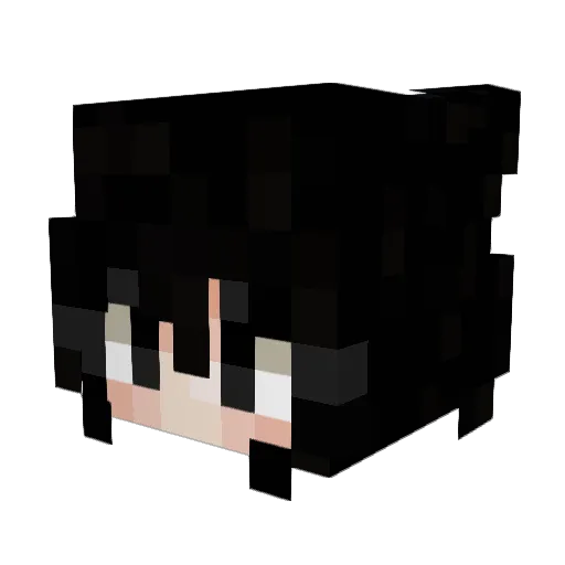 GhostSP29 Minecraft avatar head, 3D render