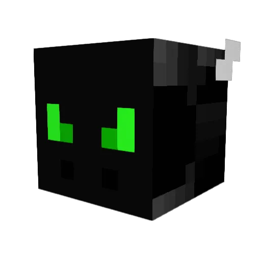 GhostShooterOne Minecraft avatar head, 3D render