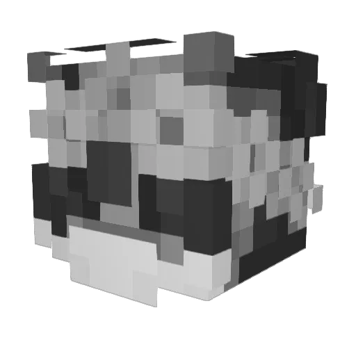 GhostVip3r Minecraft avatar head, 3D render
