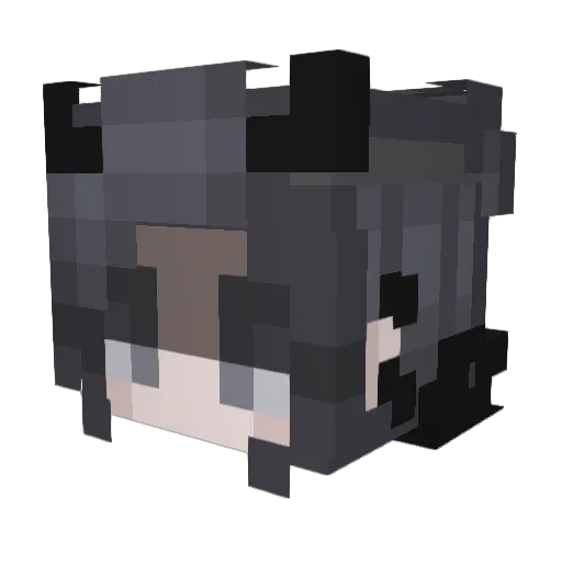 GhostWarden Minecraft avatar head, 3D render