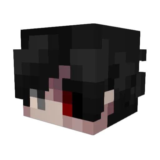 Ghost_7770 Minecraft avatar head, 3D render
