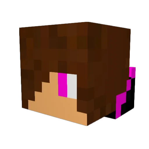 Ghost_926 Minecraft avatar head, 3D render