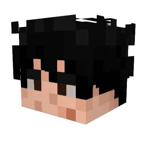 Ghost_BlackJack Minecraft avatar head, 3D render
