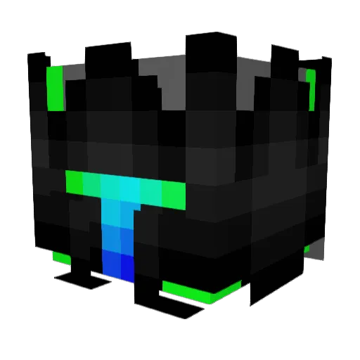 Ghost_Claimer Minecraft avatar head, 3D render