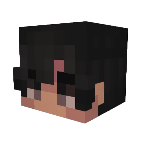 Ghost_Fazzer Minecraft avatar head, 3D render