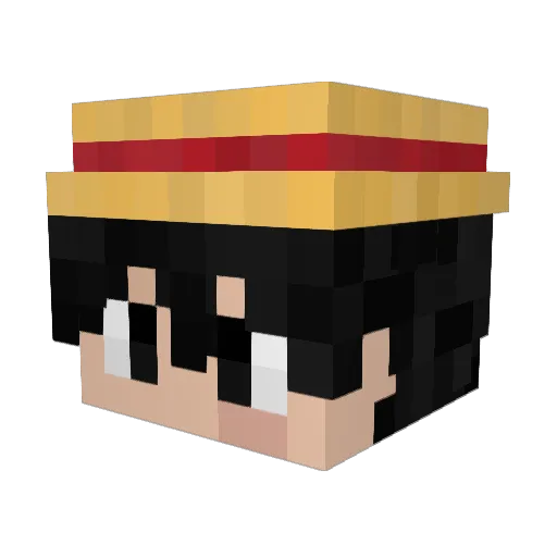 Ghost_Girl117 Minecraft avatar head, 3D render