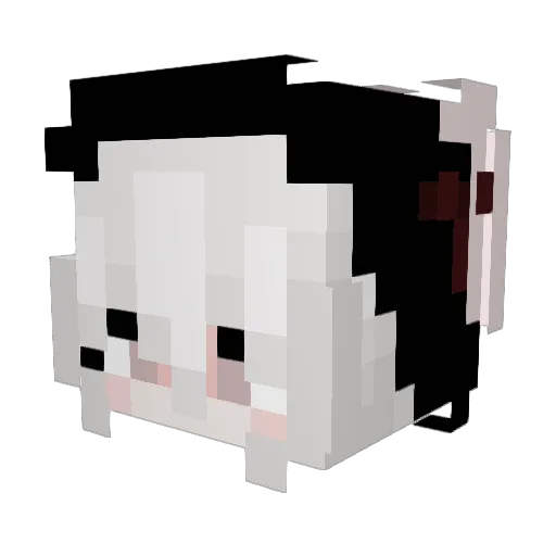 Ghost_Ink101 Minecraft avatar head, 3D render