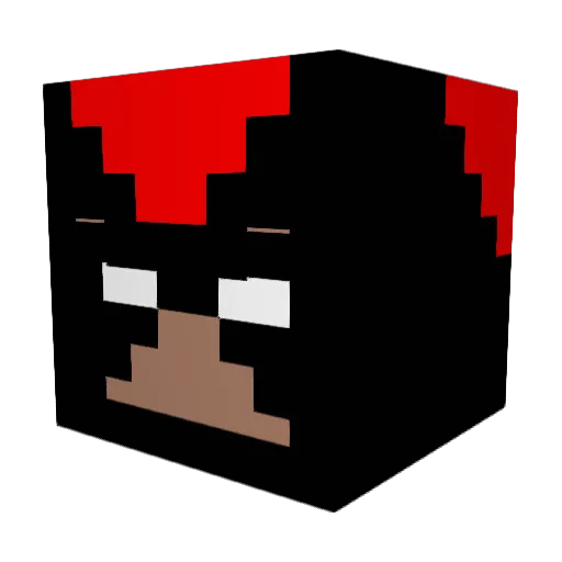 Ghost_Killer325 Minecraft avatar head, 3D render