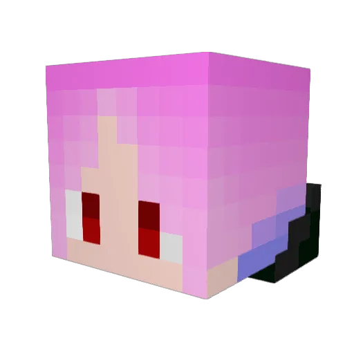 Ghost_NKHS Minecraft avatar head, 3D render