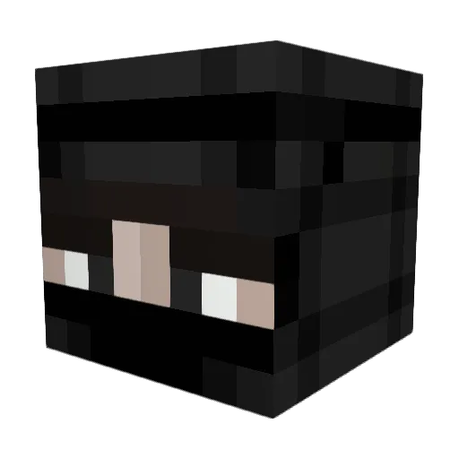 Ghost_Nils Minecraft avatar head, 3D render