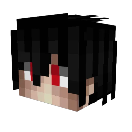 Ghost_Note Minecraft avatar head, 3D render