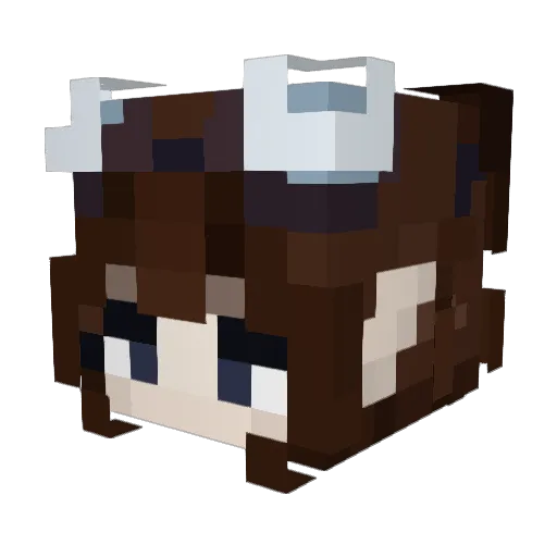 Ghost_Shade Minecraft avatar head, 3D render