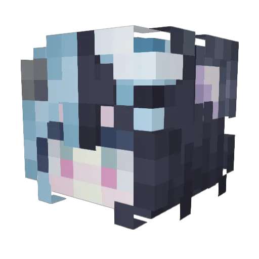 Ghost_Soap Minecraft avatar head, 3D render