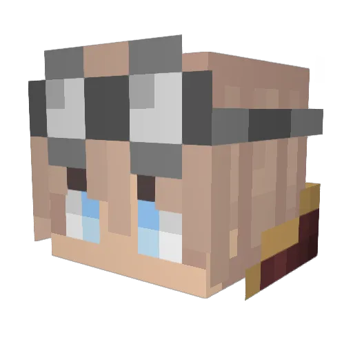 Ghost_Squad09 Minecraft avatar head, 3D render