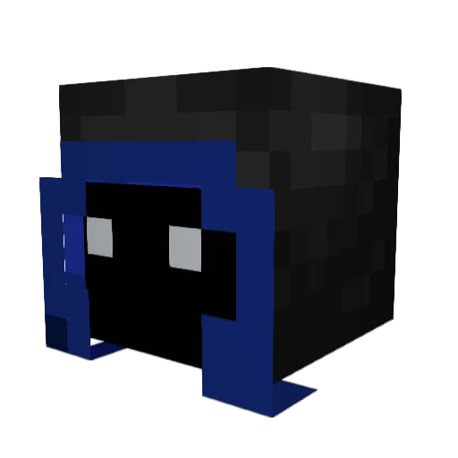 Ghost_of_Death Minecraft avatar head, 3D render