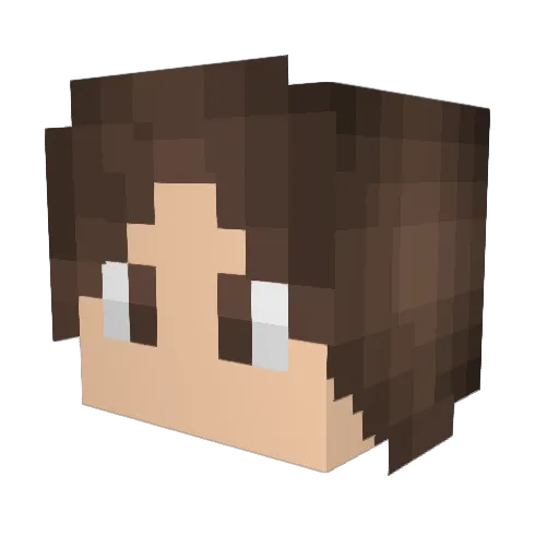 Ghost_of_Steel Minecraft avatar head, 3D render