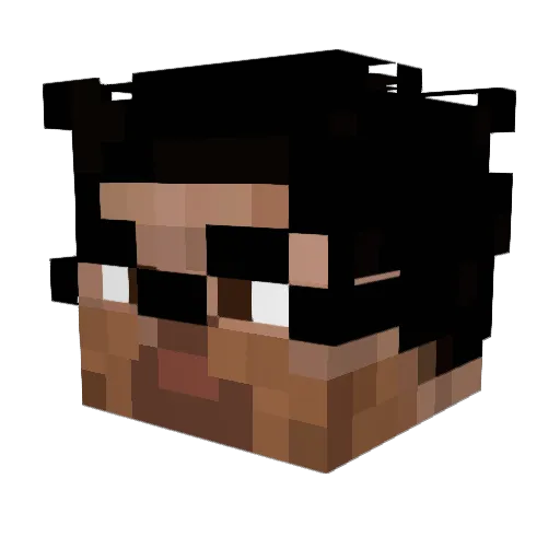 Ghost_of_Todd Minecraft avatar head, 3D render