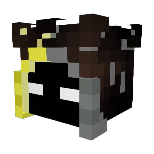 Ghost_trip9 Minecraft avatar head, 3D render