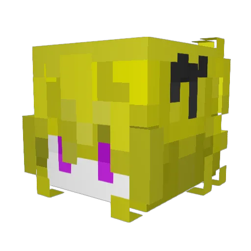 Ghostbuddy26 Minecraft avatar head, 3D render